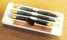 VINTAGE UNUSED PLATIGNUM VARSITY / PETITE IRIDIUM NIB UNITS ORIG PACK ITALIC MED