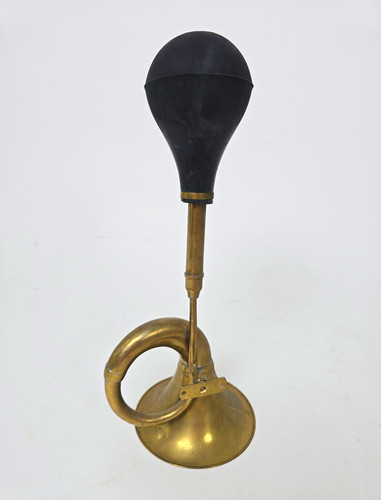 Vintage brass squeeze bulb - squeeze,