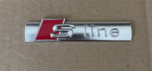 Genuine audi line badge - genuine, s-line