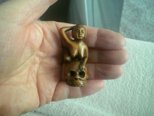 Hand Carved wood netsuke