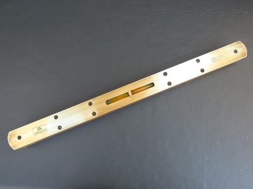 Vintage large hardwood brass - vintage,