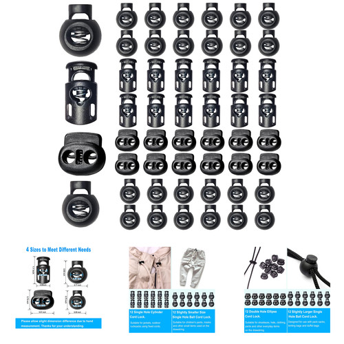 Plastic cord locks - cord,