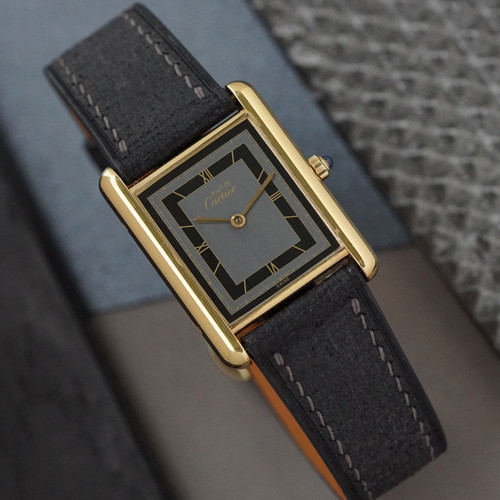 Cartier tank must vermeil grey - must,