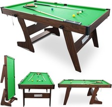 6FT Folding Pool Snooker Table