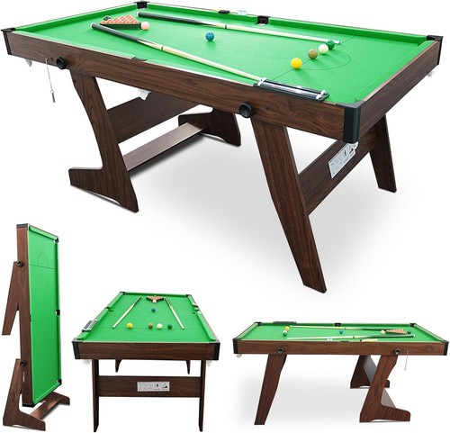 6ft folding pool snooker table - folding,