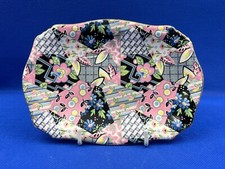 Royal Winton, Grimwades England,[ QUILT ] Small Plate , 16x11 cm.