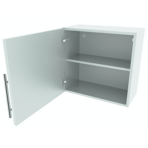 600mm single wall - wall, white