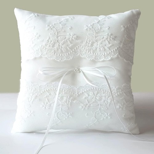Wedding ring pillow lace - wedding,