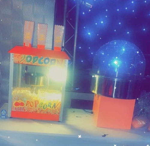 Candy floss machine - &, popcorn