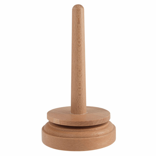 Wooden wool yarn holder - wooden, wool/yarn