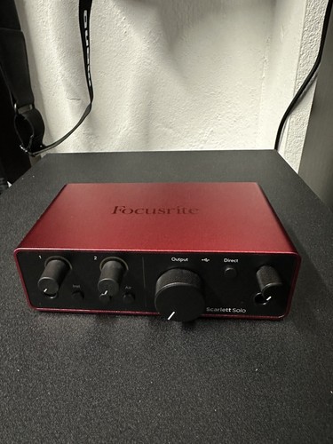 Focusrite scarlett solo 4th - solo,