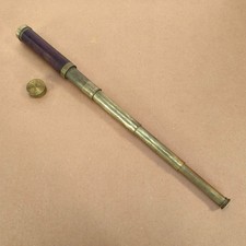 4-Draw Brass Telescope with