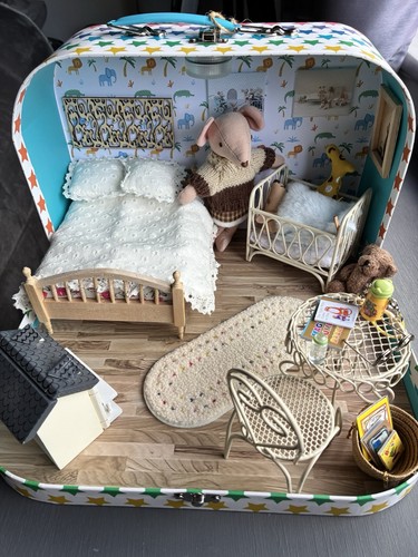 Large dolls house suitcase - dolls,