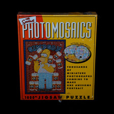 The Simpsons Photomosaics 1000 Piece Jigsaw Puzzle Sealed