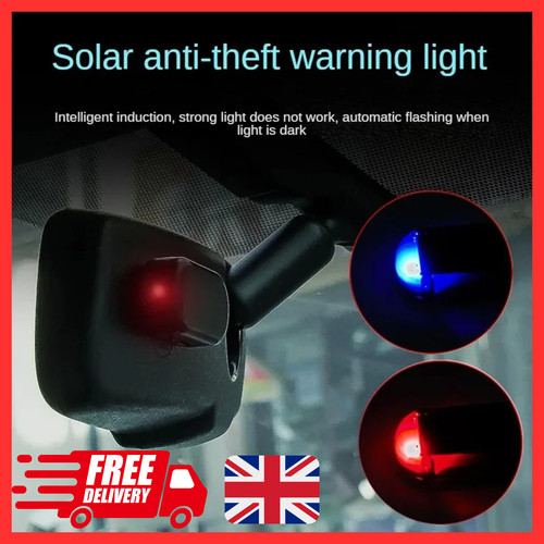 Solar power car led - solar, dummy