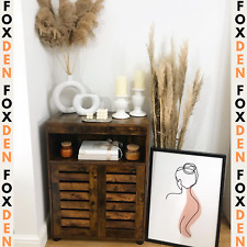 Rustic Slim Cabinet Small