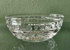 WATERFORD Crystal OVERTURE Oval TRINKET Sugar BOWL Seahorse Watermark MINT!