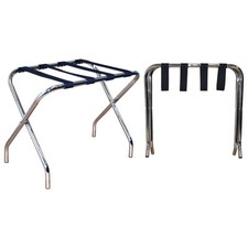 2x Folding Metal Luggage Rack
