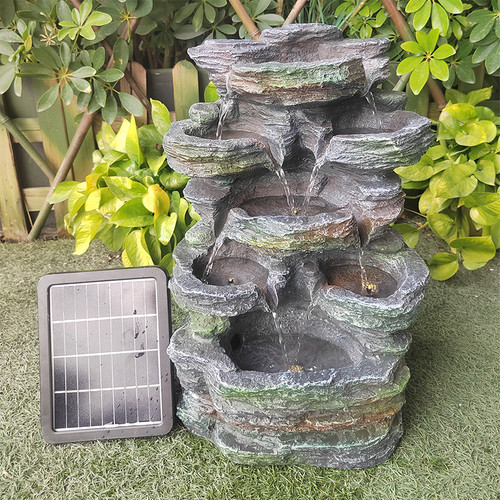 Garden solar water feature led - feature,