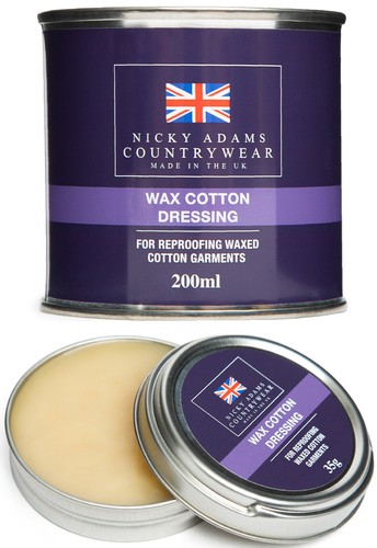 Wax cotton dressing reproof - cotton,