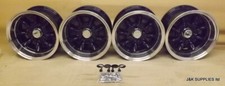 13x7 DEEP DISH JBW SUPERLIGHT ALLOY WHEELS CAR SET OF 4 7x13 -7ET 4X101.6