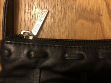  Suzy Smith genuine Leather Handbag small grab bag 9" long