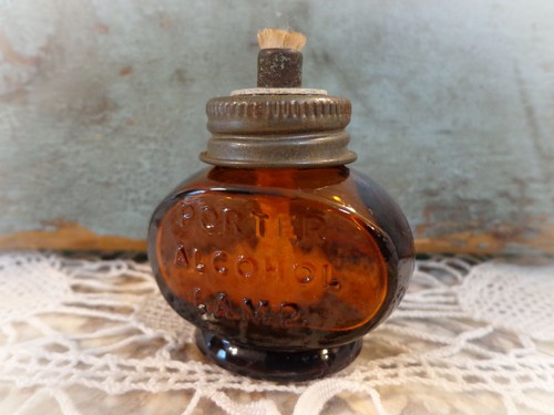 Vintage amber brown glass - amber,