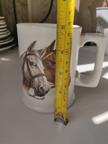 Vintage arthur wood mug horses - mug,
