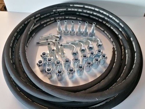 Reusable hydraulic hose - hydraulic,