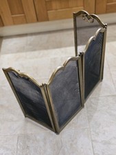 Brass Folding Fire Screen