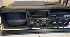 Saisho TCR 55 portable television radio cassette recorder Working Vintage Retro 