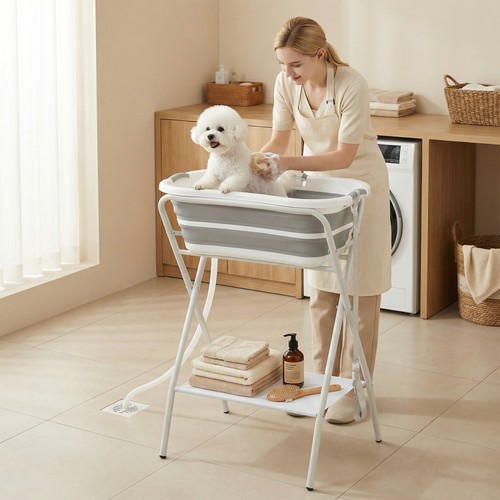 Collapsible dog bath - bath, with