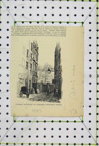 Original old antique print - antique,