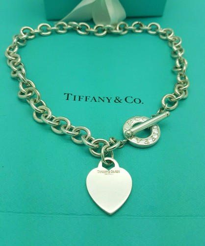 Tiffany heart tag choker - tag,