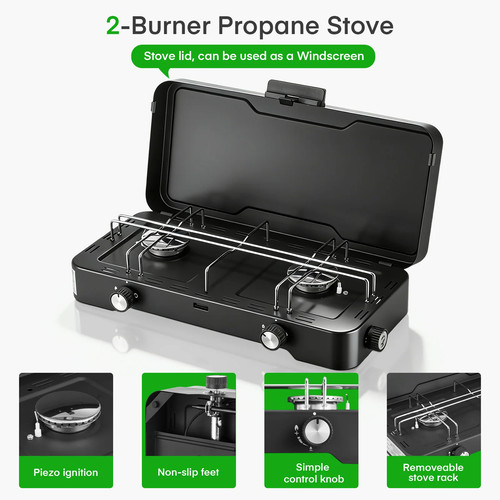 Burner camping stove - camping, 6000w
