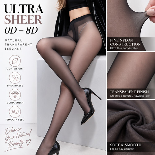 Women black ultra sheer 0d - ultra,