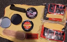 Kiwi Polish Set Pretty Much New With Clothes And Shine