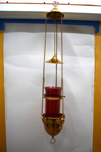 Older hanging sanctuary lamp - hanging,