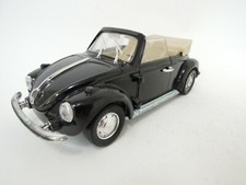 Tonka Polistil S.220 VW VolksWagon Beetle Cabriolet black roof down 1:25 scale