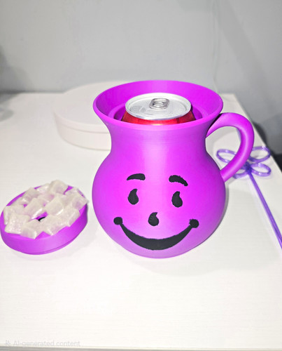 Printed kool aid - printed, man