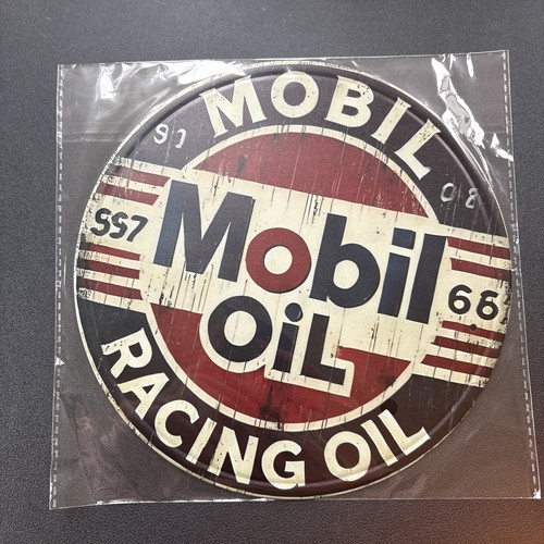 Mobil oil racing - mobil, metal