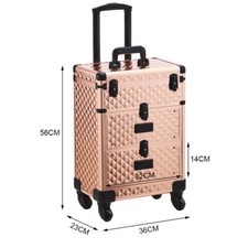 3 in 1 Makeup Trolley Case