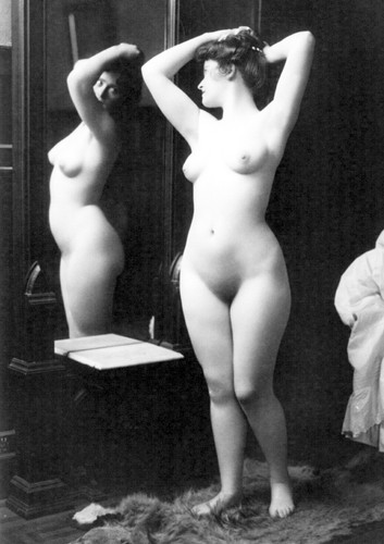 Vintage nude study monochrome - vintage,