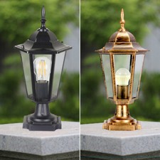 Outdoor Pillar Lights Glass