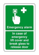 Emergency alarm in case of