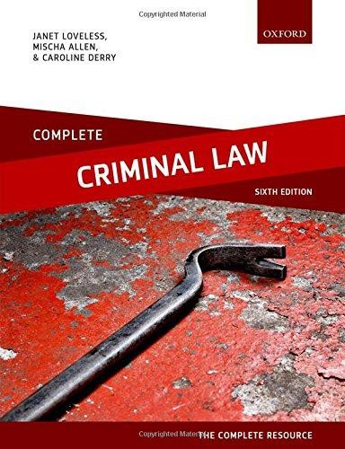 Complete criminal law text - complete,