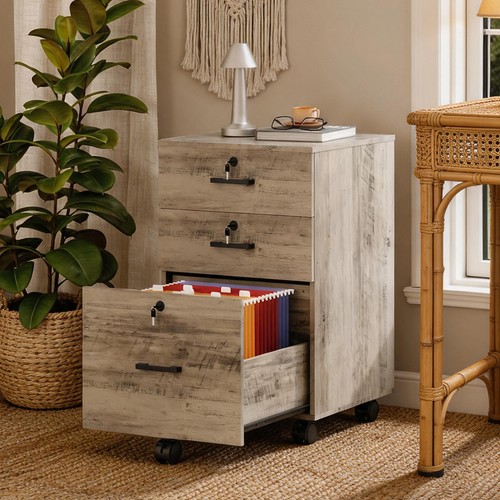 Modern drawer locking - 3-drawer,