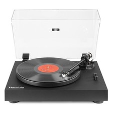 Audizio RP340 Turntable Record Player - Stylish Black Finish for Vinyl Lovers