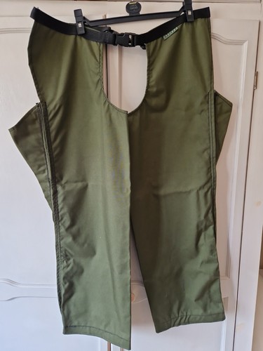 Army green riding chaps - army,