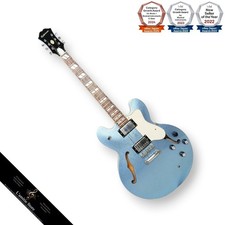 Epiphone RIVIERA II ML Semi-Acoustic Electric Guitar Metallic Light Blue Limited